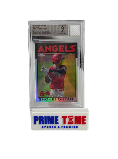 Shohei Ohtani Fusion Legendary Game Worn 2023 Jersey Patch Graded Card