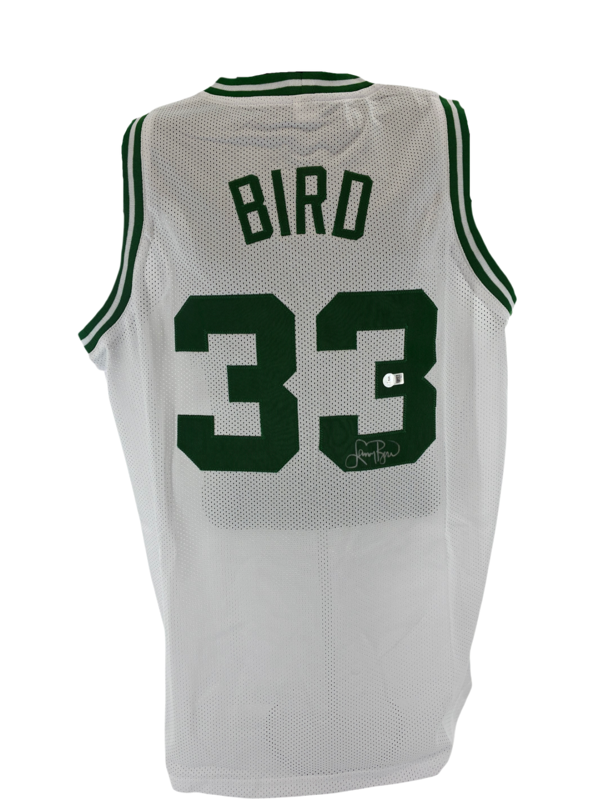 Larry Bird Signed Autographed Celtics Custom Jersey BAS COA