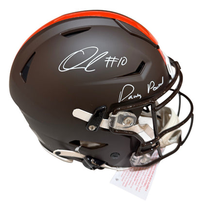 Quinshon Judkins Signed Autographed Browns Authentic Speed Flex Swau COA
