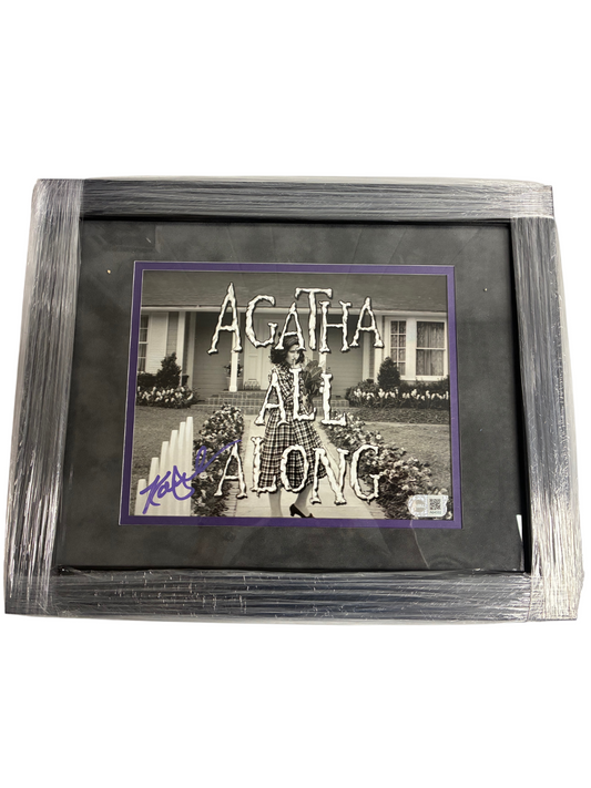Kathryn Hahn Signed Autographed “Agatha All Along” Custom Framed 8x10 Photo SWAU