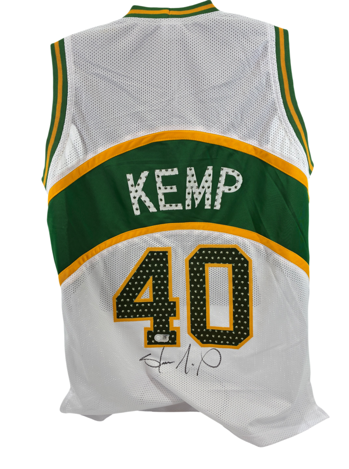 Shawn Kemp Signed Autographed Supersonics Custom Jersey SWAU COA