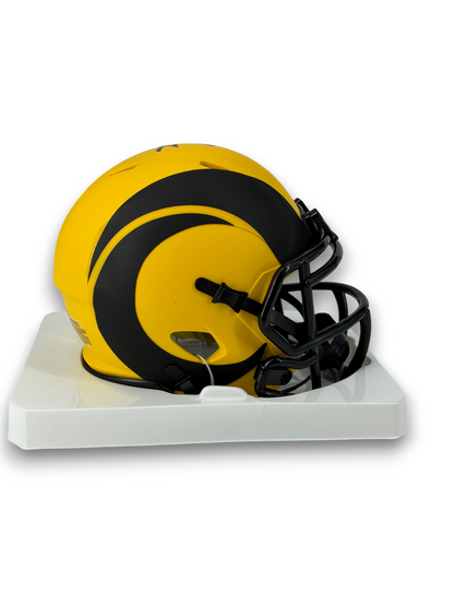 Aaron Donald Signed Autographed Rams Speed Mini Football Helmet BAS COA