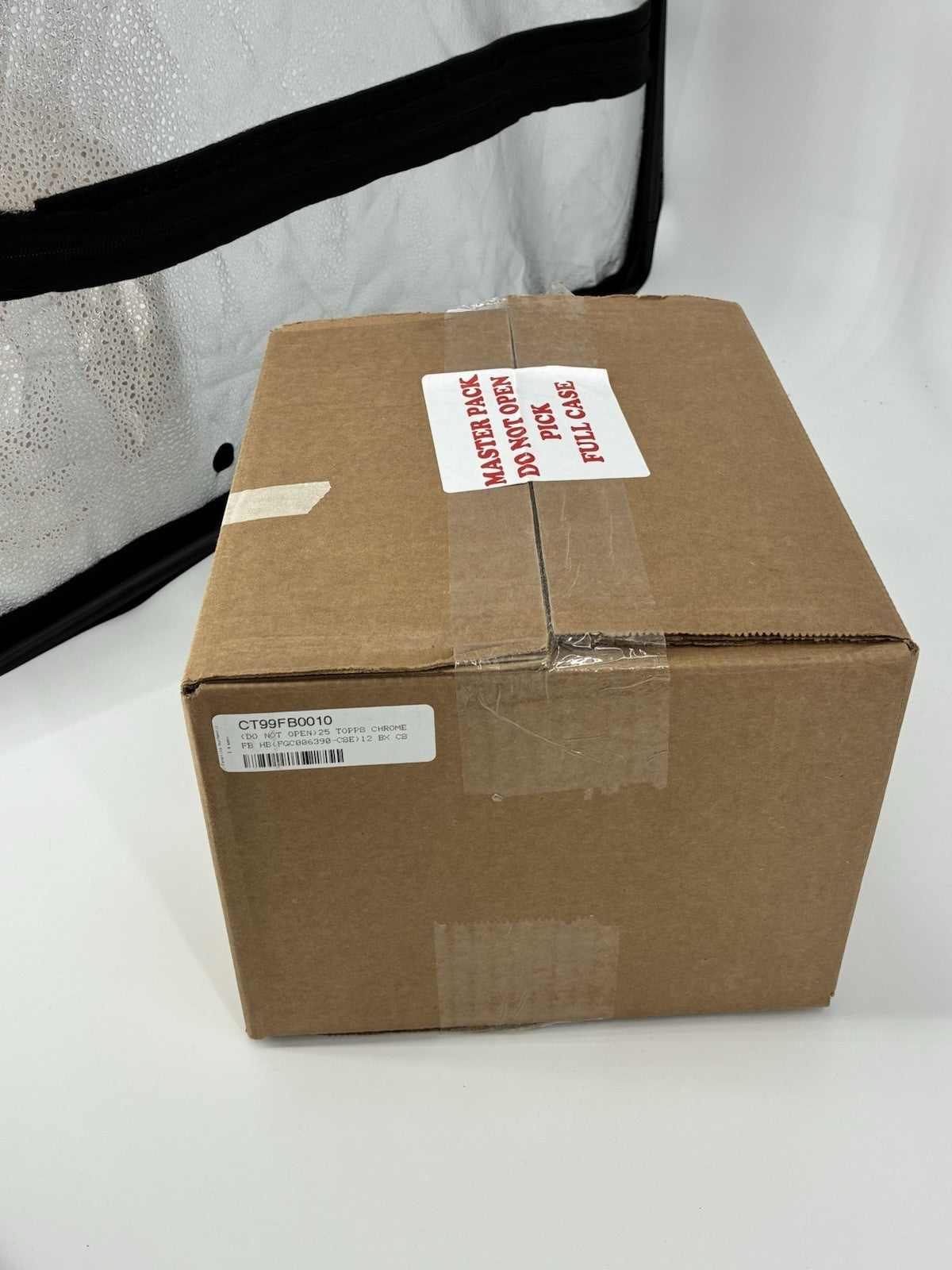 2025 Topps Chrome Football Hobby Case Factory Sealed, 12 Boxes, 20 Packs Per Box