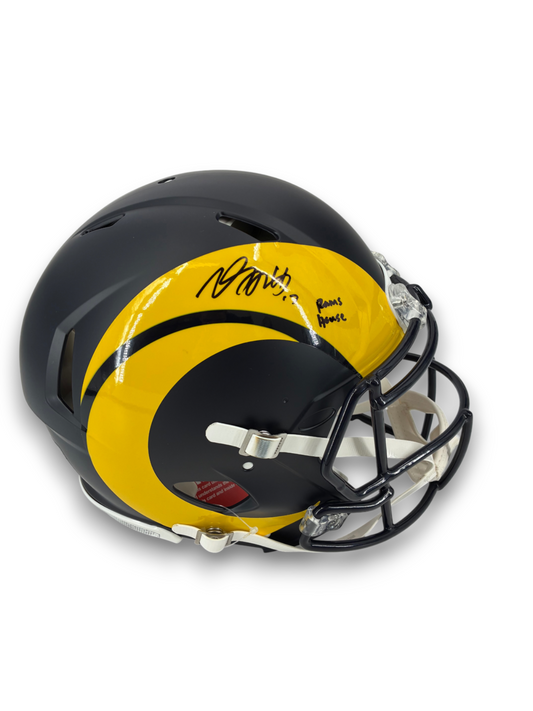 Davante Adams Signed Autographed Rams Authentic Helmet Fanatics Authentic