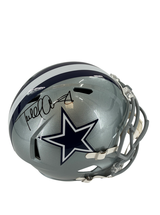 Terrell Owens Signed Autographed Cowboys Speed Replica FS Helmet SWAU COA