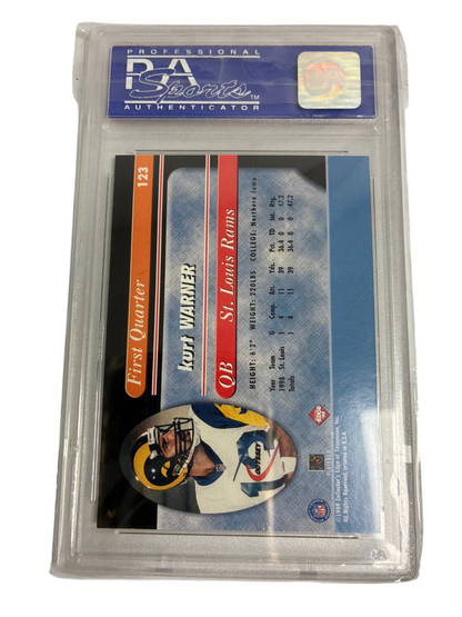 Kurt Warner Collector's Edge Odyssey #123 PSA Mint 9 Rams