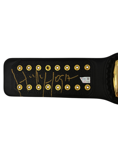Hulk Hogan Signed Autographed WWE World Champion Belt Fanatics Authentic