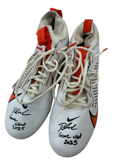 D’Andre Swift Signed Autographed Bears Game Used Cleats JSA COA
