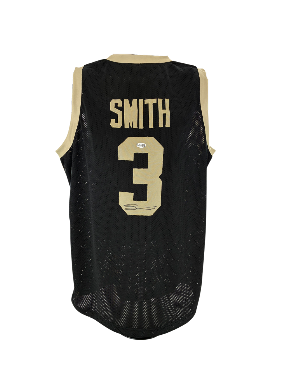 Braden Smith Signed Autographed Boilermakers Custom Black Jersey JSA COA