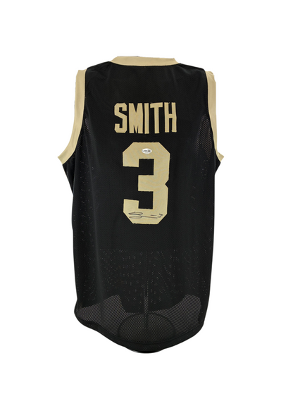 Braden Smith Signed Autographed Boilermakers Custom Black Jersey JSA COA