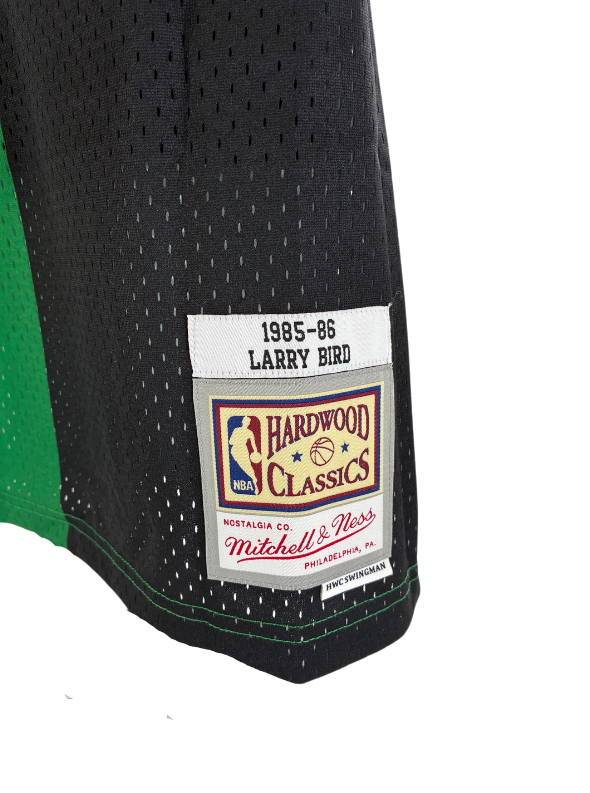 Larry Bird Signed Autographed Celtics Hardwood Classics Split Jersey JSA COA