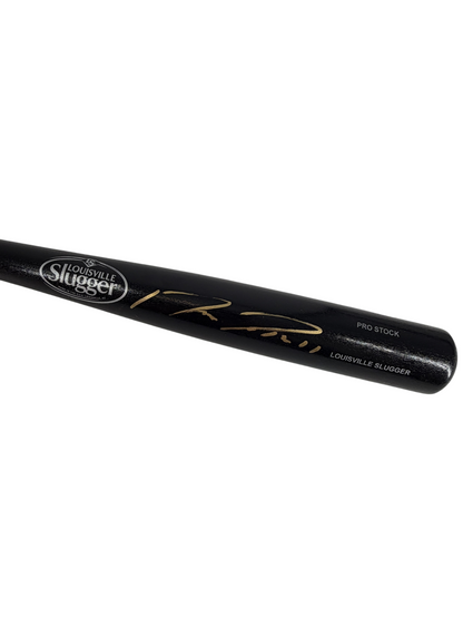Jose Ramirez Signed Autographed Guardians LS Bat Gold Auto Prime Time Witness