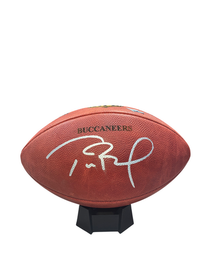 Tom Brady Buccaneers Signed NFL Wilson Duke Pro Football Fanatics Authentic