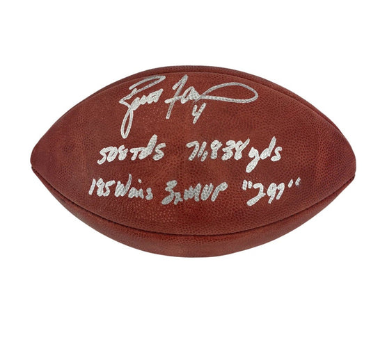 Brett Favre Signed Autographed w/ Inscription Packers Football BAS COA