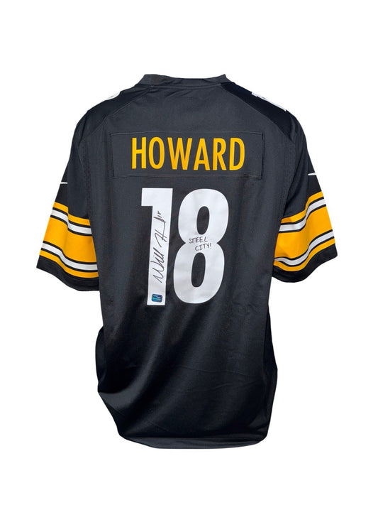 Will Howard Signed Autographed Steelers Nike Jersey PROVA COA