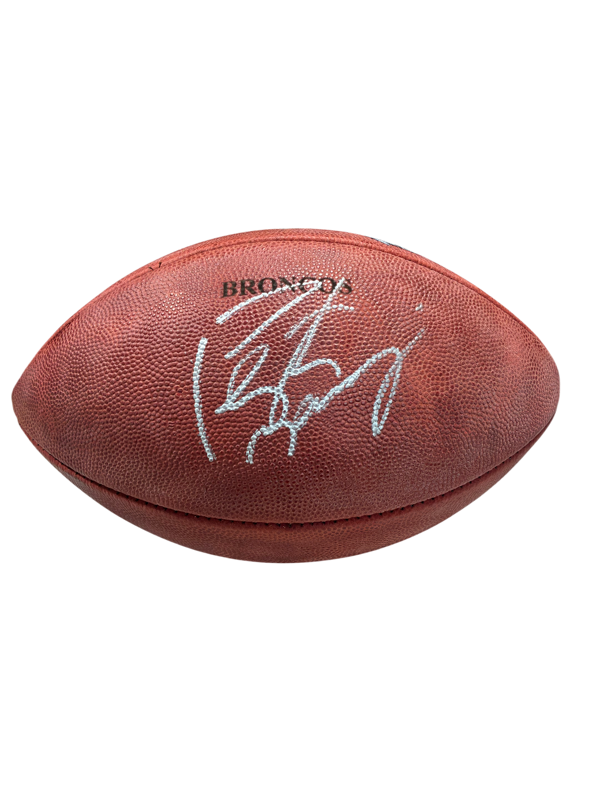 Peyton Manning Signed Autographed Broncos The Duke NFL Football Fanatics COA