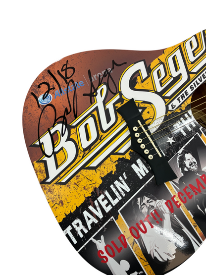 Bob Seger Signed Autographed Inscribed Guitar BAS COA