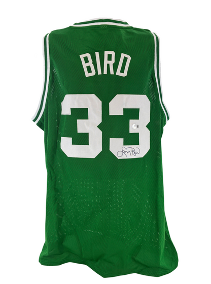 Larry Bird Signed Autographed Celtics Custom Jersey BAS COA