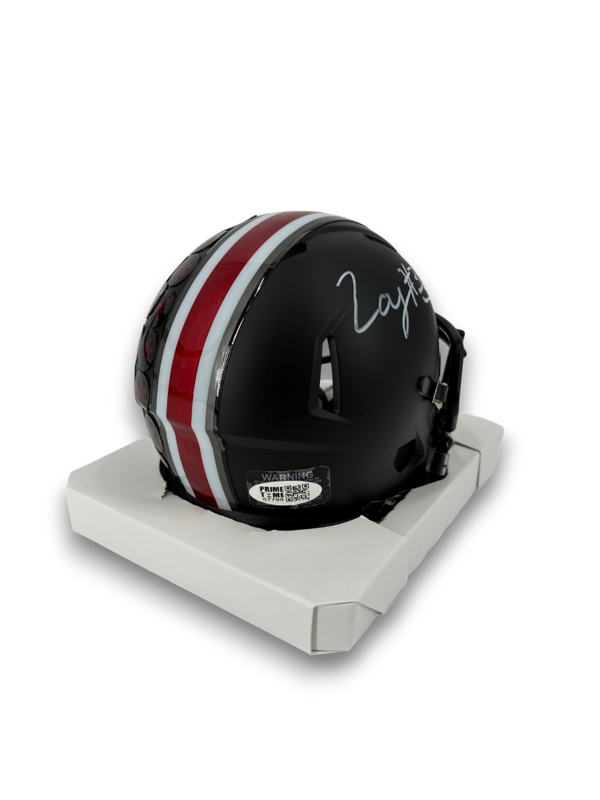 Isaiah West Signed Autographed Buckeyes Mini Helmet Prime Time Witness