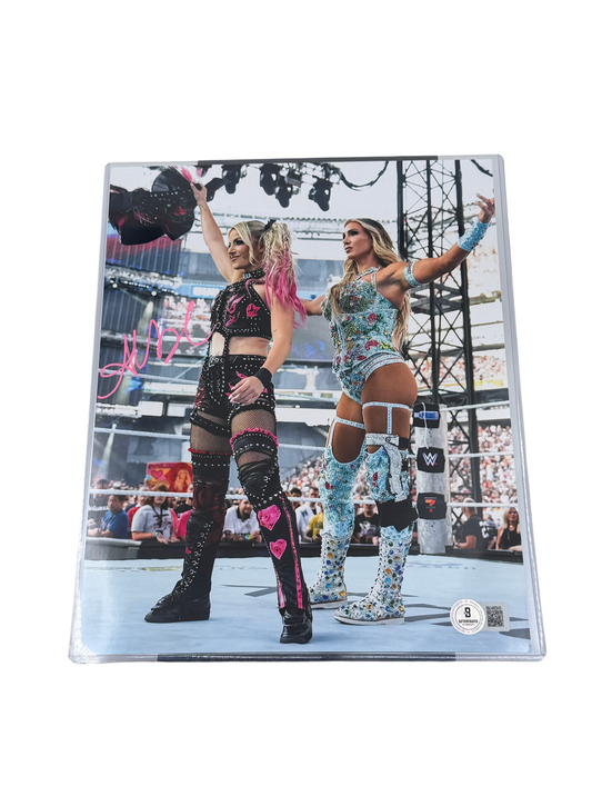 Alexa Bliss Signed Autographed WWE 8x10 Photo BAS COA