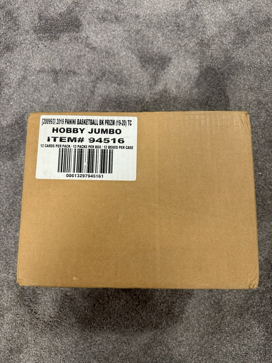 2019-20 Panini Prizm Basketball Hobby 12-Box Case