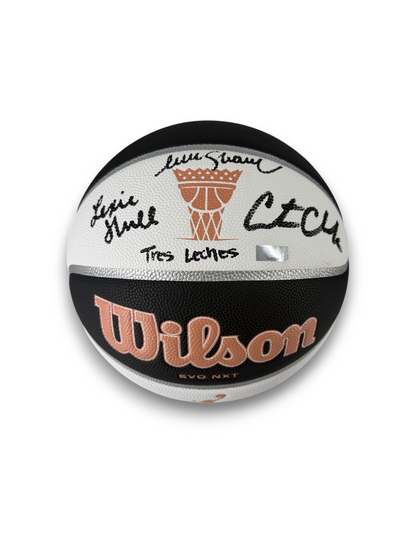 Catlin Clark Lexie Hull Sophie Cunningham Tres Leches Signed Fever Basketball
