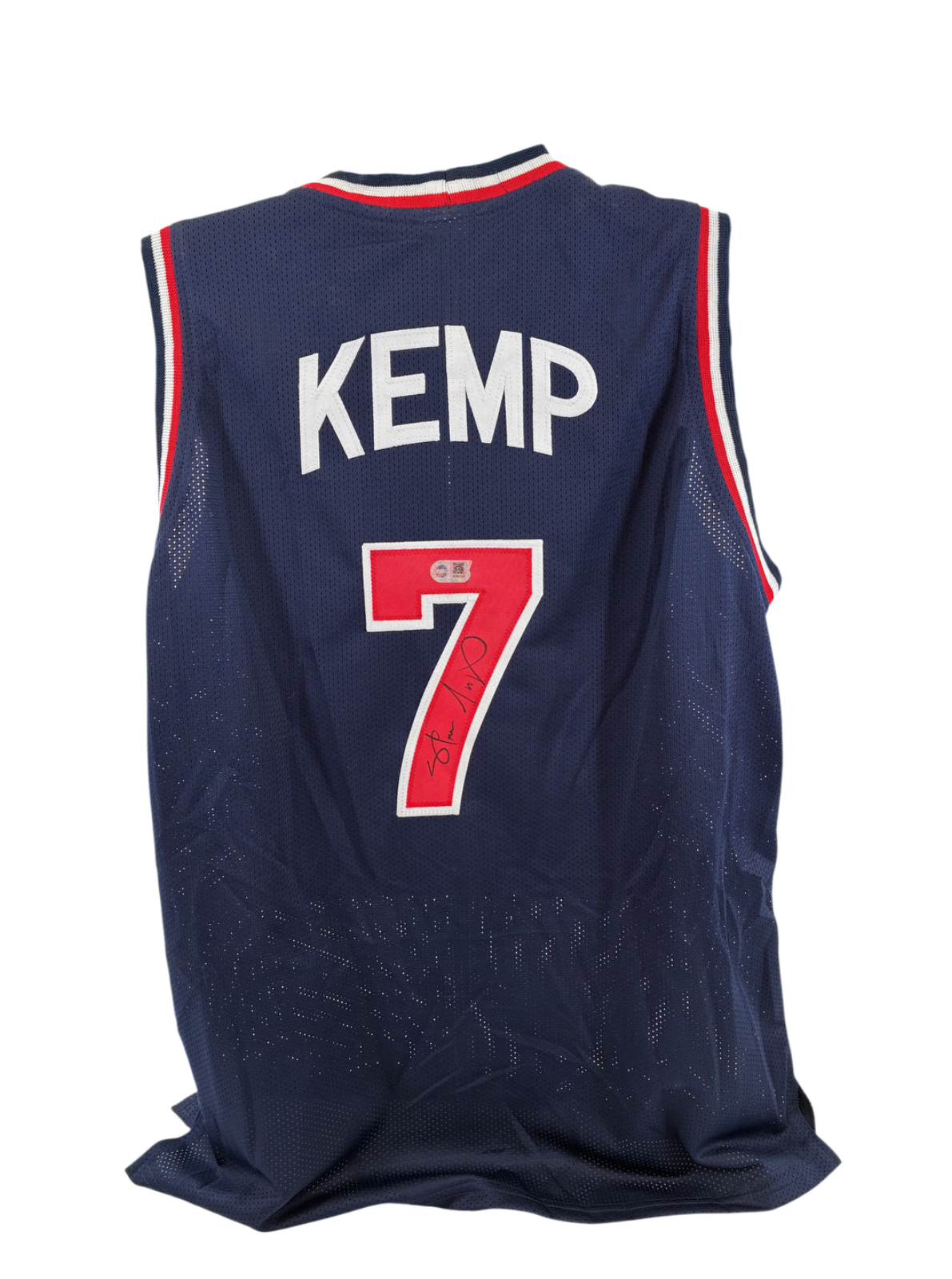 Shawn Kemp Signed Autographed USA Custom Jersey SWAU COA