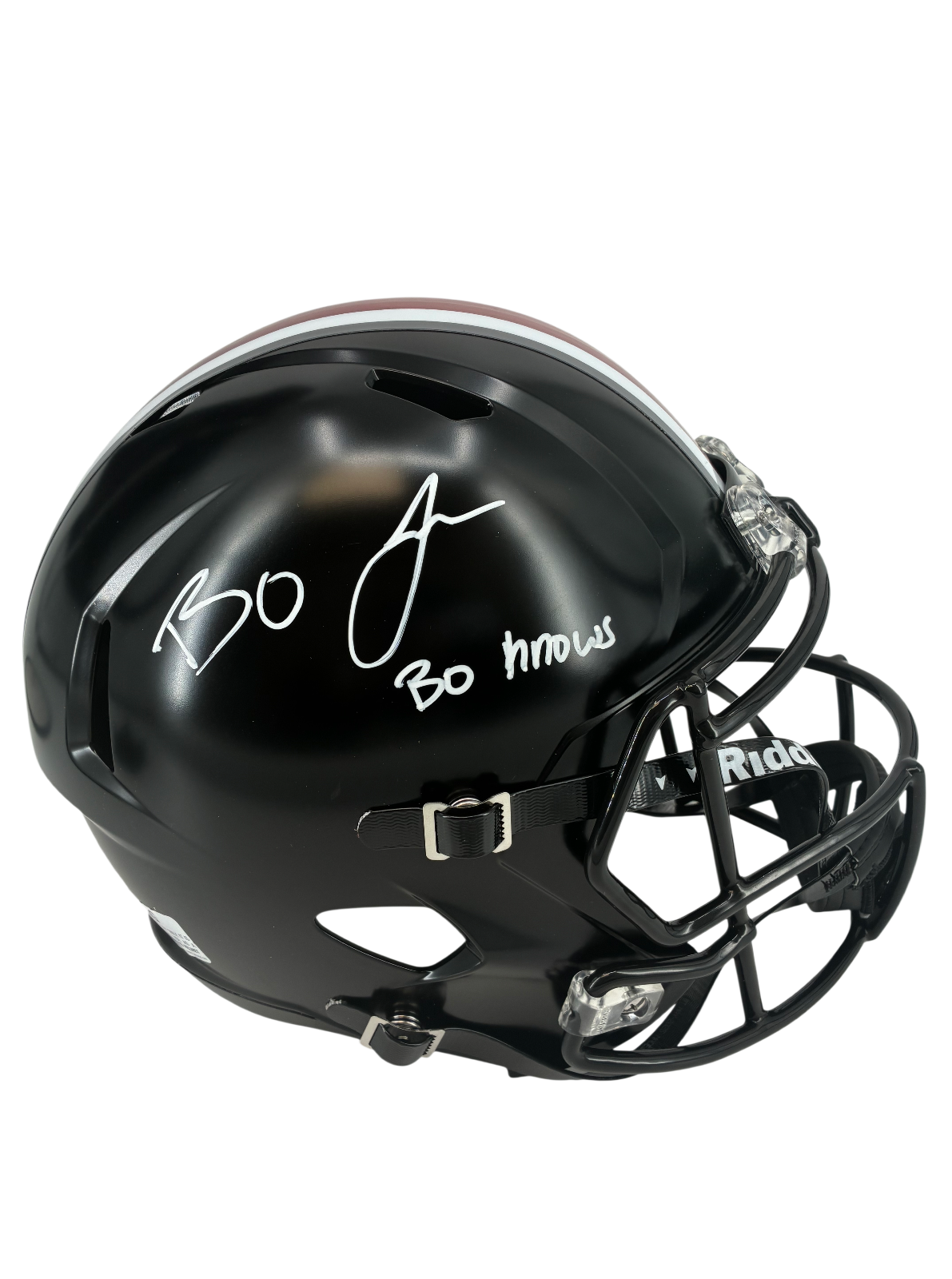 Bo Jackson Signed Autographed Bo Knows  Buckeyes FS Helmet Prime Time Witness
