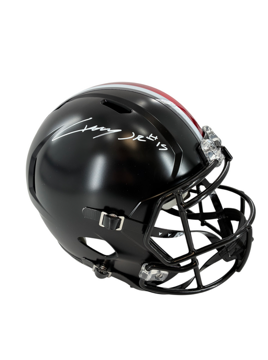 Chris Henry Jr Signed Autographed Buckeyes Speed Rep Full Size Helmet Prime Time