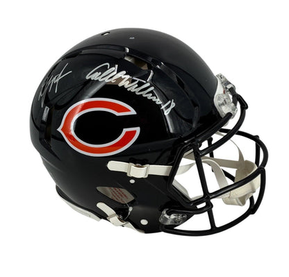 Caleb Williams DJ Moore Signed Autographed Bears Authentic Helmet Fanatics