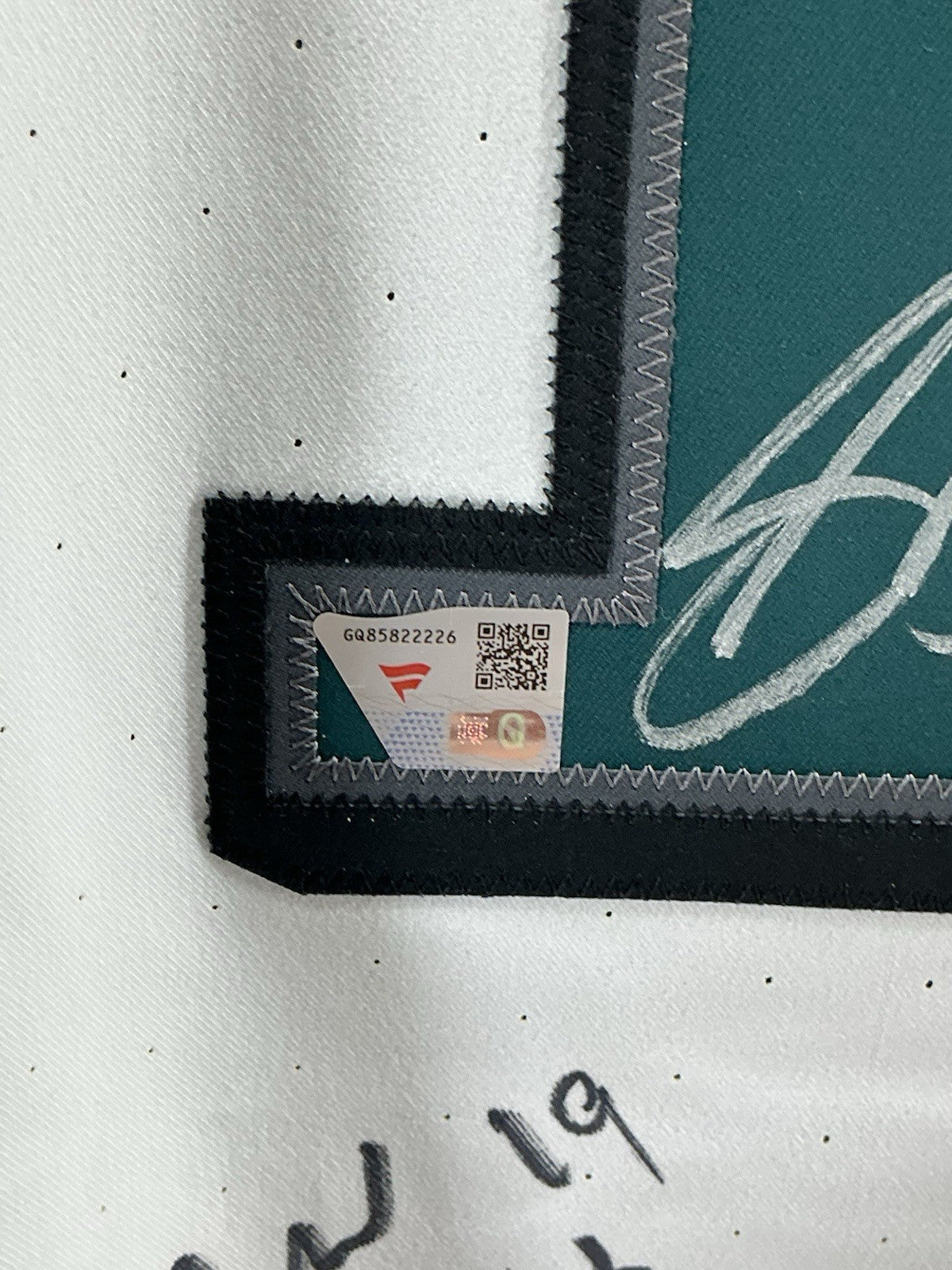 Eagles Super Bowl LIX Champs Signed Jalen Hurts Elite Jersey w/10 Autos - LE 50