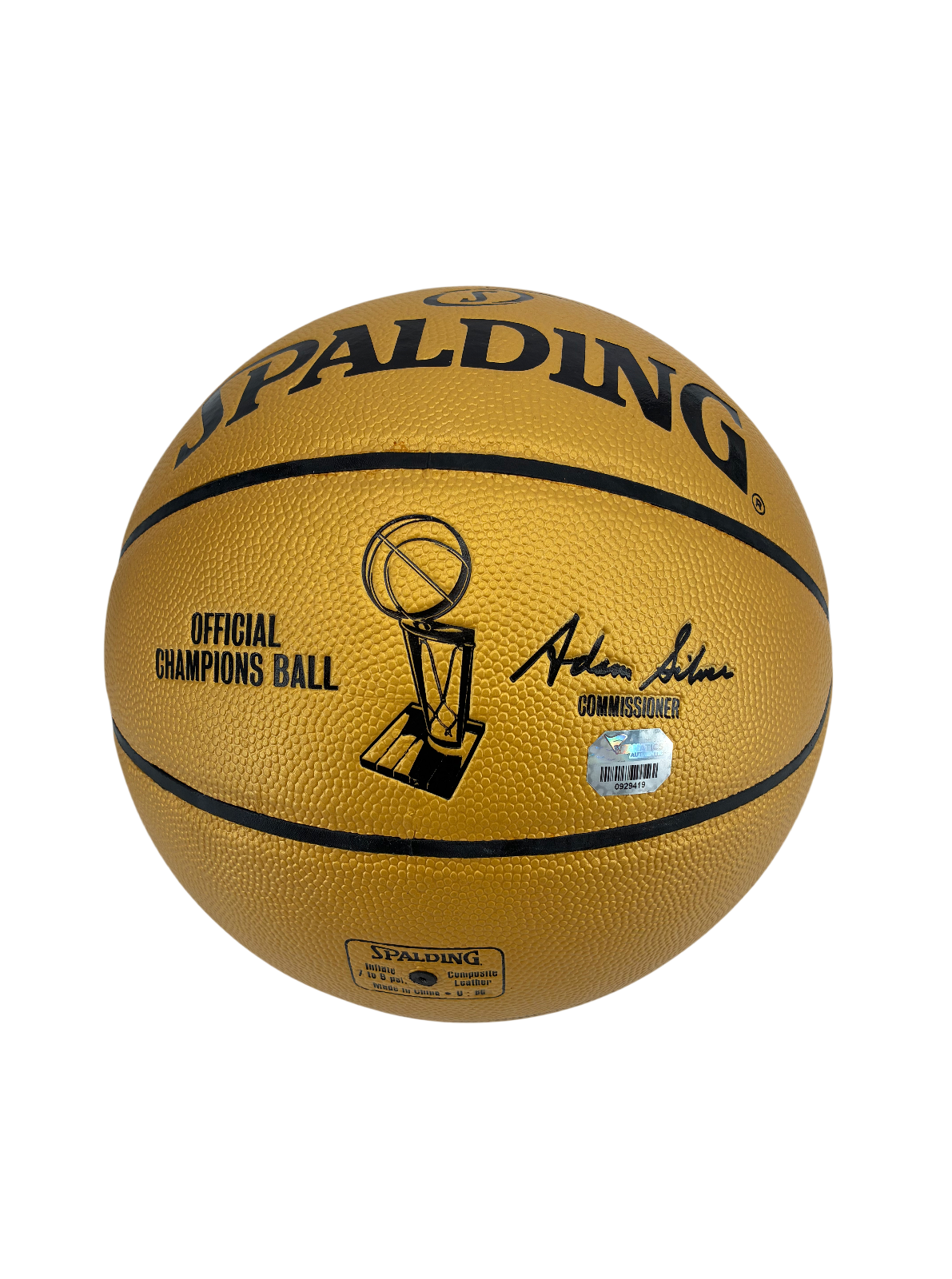 Stephen Curry Signed Autographed Warriors Fullsize Basketball Fanatics Authentic