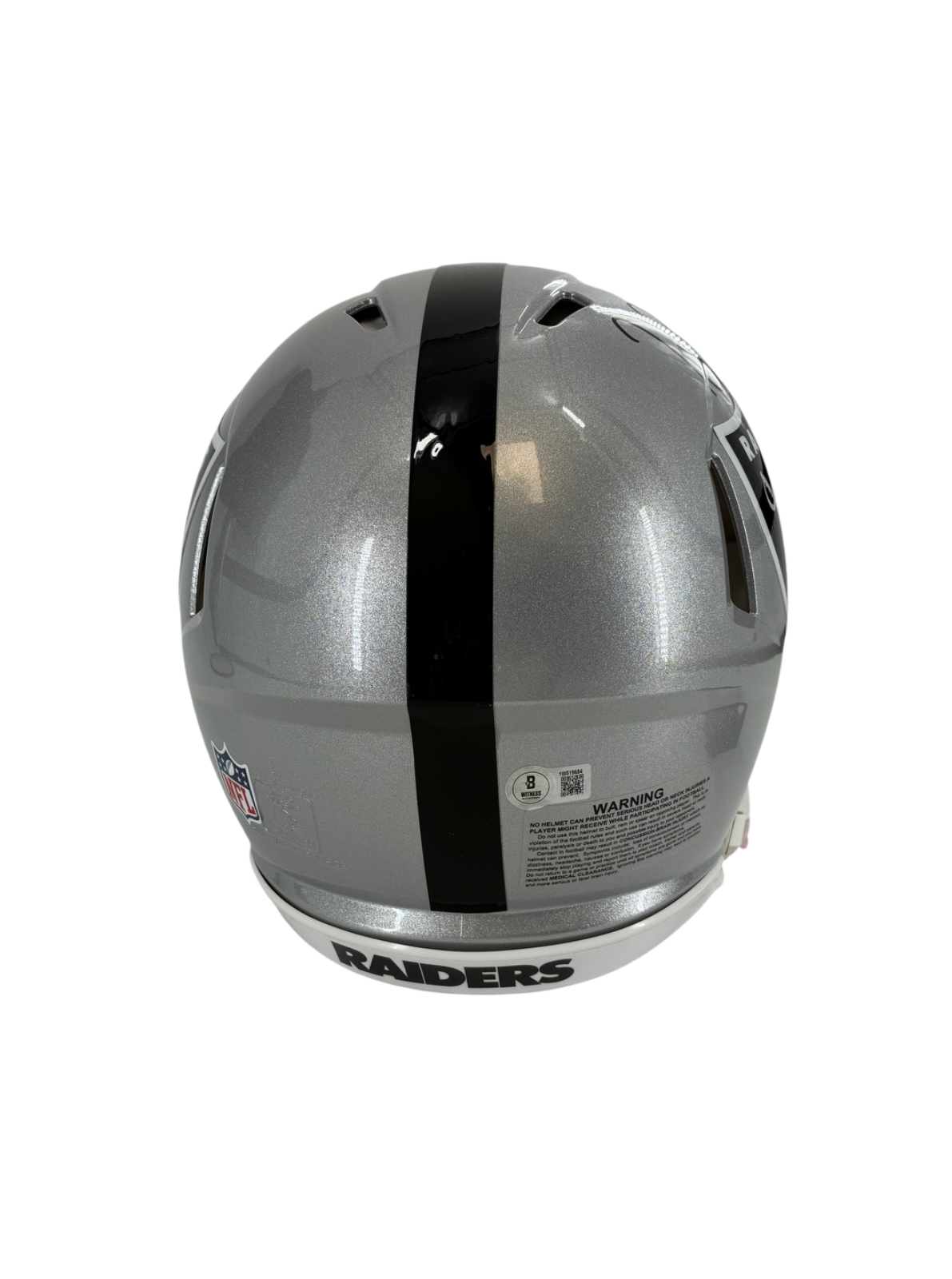 Tim Brown Signed Autographed Raiders Full Size Authentic Helmet BAS COA