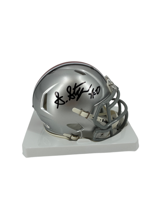 Sonny Styles Signed Autographed Buckeyes Mini Helmet Prime Time Witness