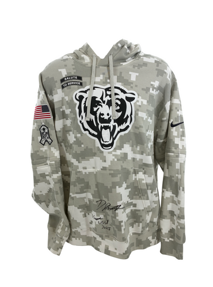 D'Andre Swift Signed Autographed Bears Game Used S2S Hoodie JSA COA