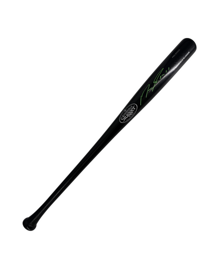 Jose Ramirez Signed Autographed Guardians LS Bat Green Auto Prime Time Witness