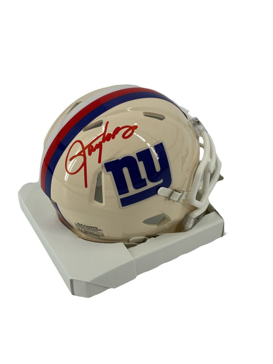 Lawrence Taylor Signed Autographed Giants Retro Mini Helmet SWAU COA