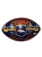 Load image into Gallery viewer, Peyton Manning Signed Autographed Broncos Super Bowl 50 Football Fanatics COA