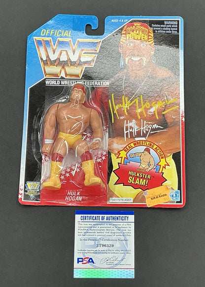 Hulk Hogan Signed Autographed WWF Toy PSA Coa