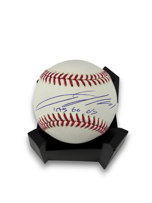 Jackson Holiday Signed Autographed Inscribed Rawlings Baseball MLB/ Fanatics