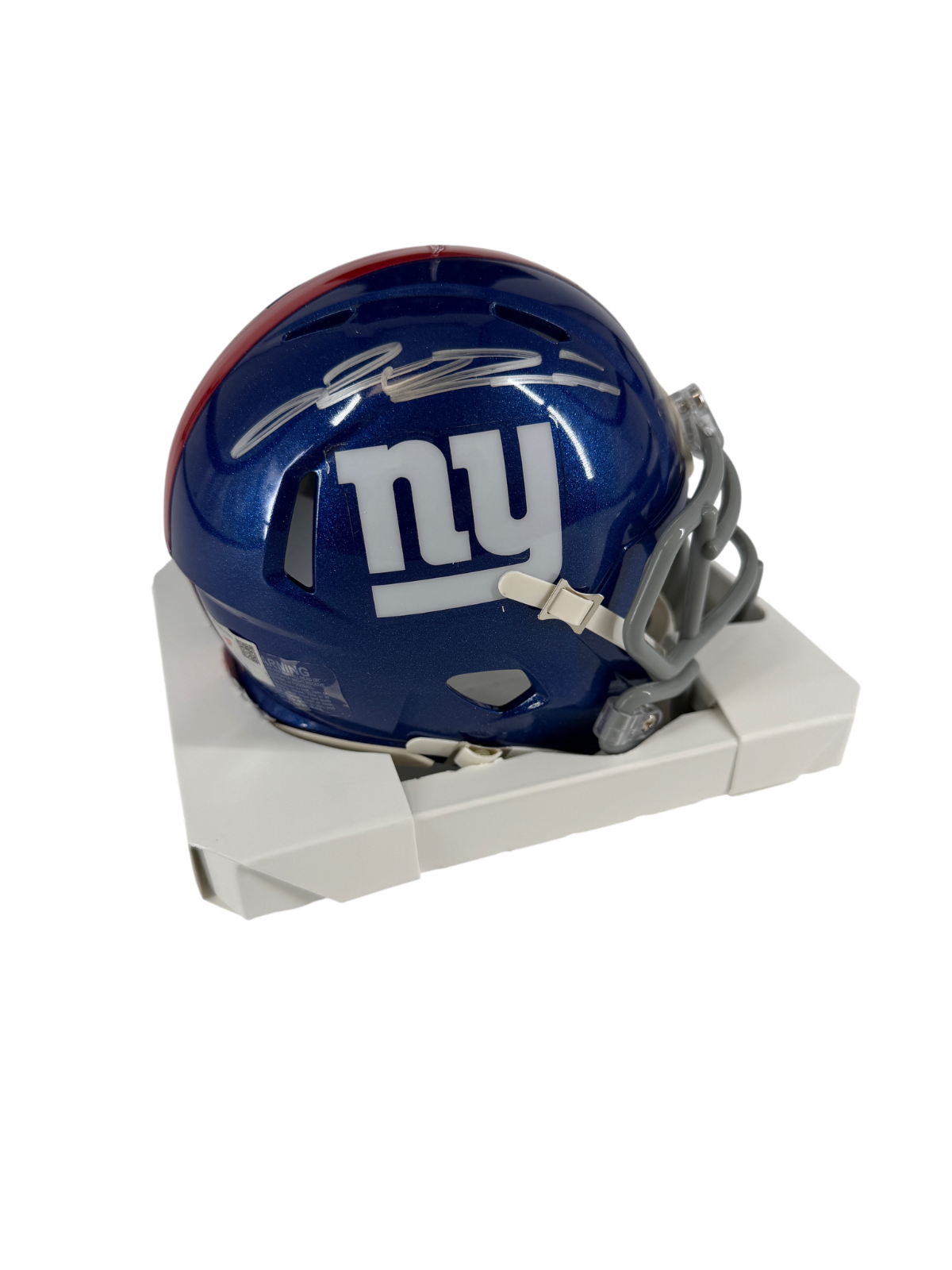Jaxson Dart Signed Autographed Giants Mini Helmet Fanatics Authentic