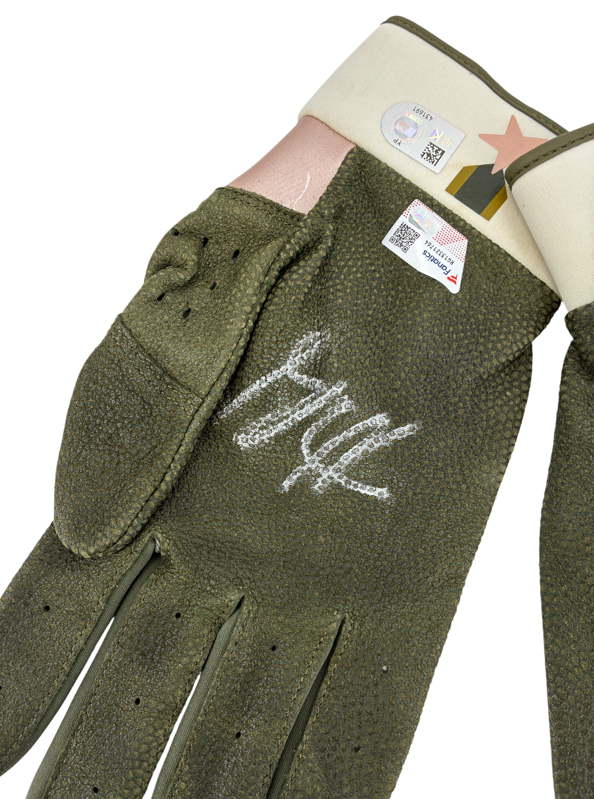 Anthony Rizzo Signed Autographed Yankees 2024 Game Used Batting Gloves Fanatics