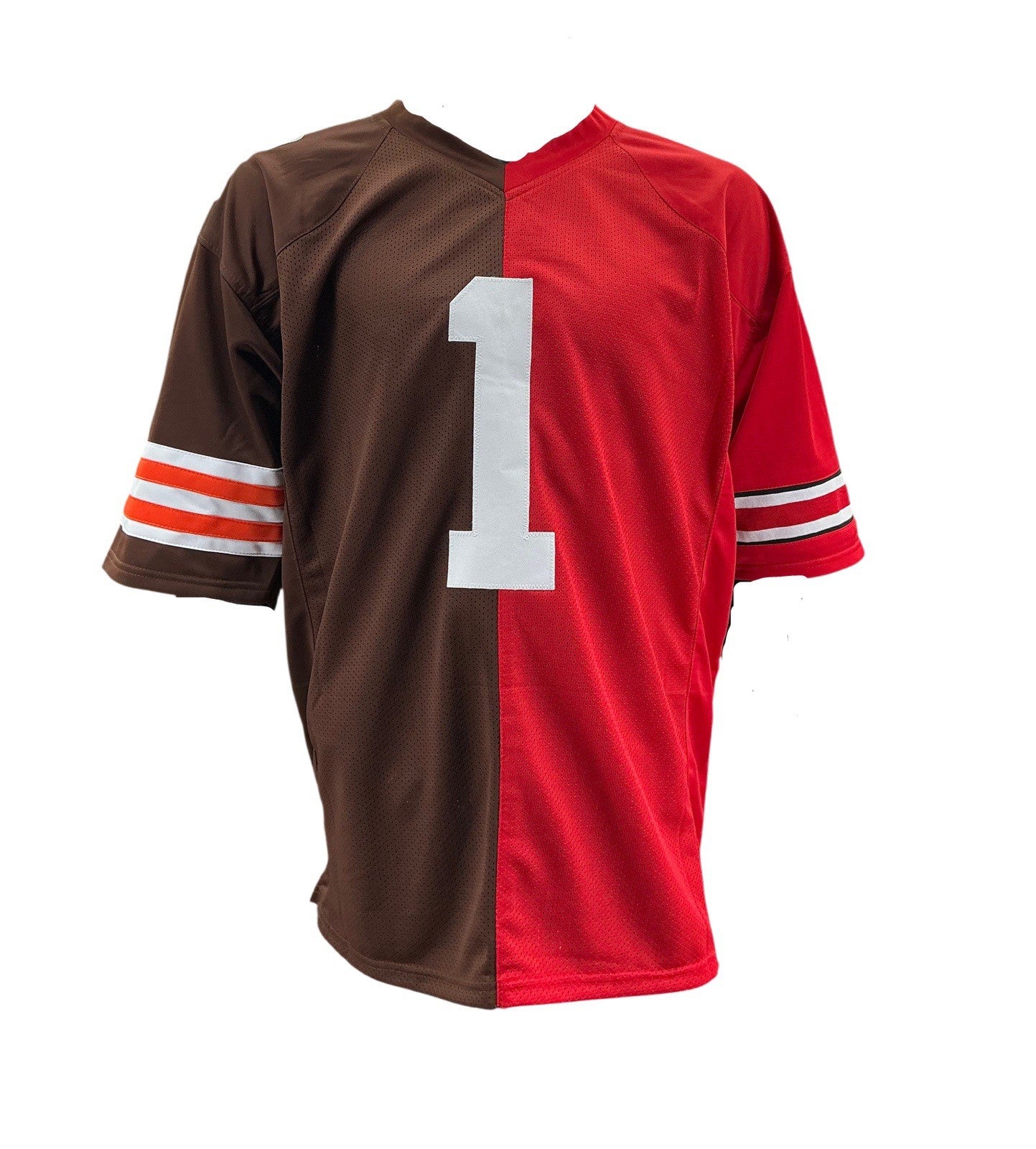 Quinshon Judkins Signed Autographed Browns Buckeyes Split Custom Jersey Swau COA