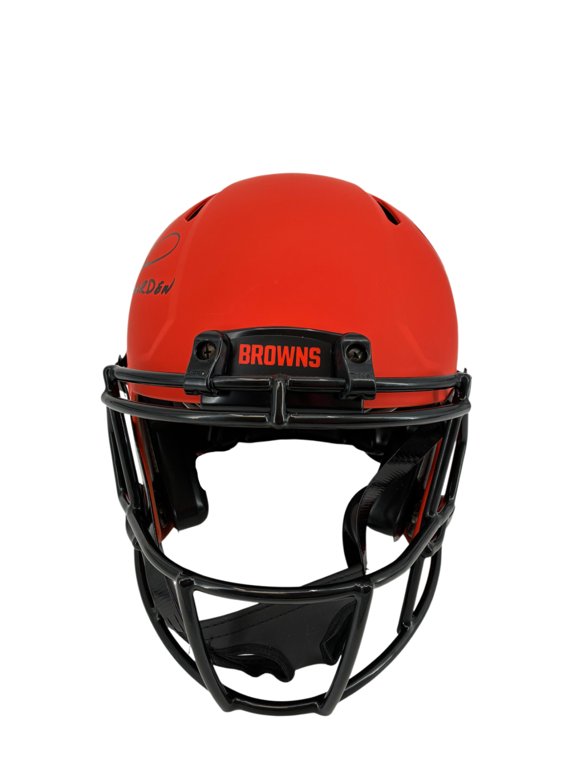 Denzel Ward Signed Autographed Inscribed Browns FS Helmet Prime Time Witness