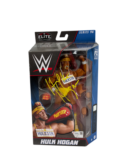 Hulk Hogan Signed Autographed Elite Action Figure Series 96 Fanatics Authentic