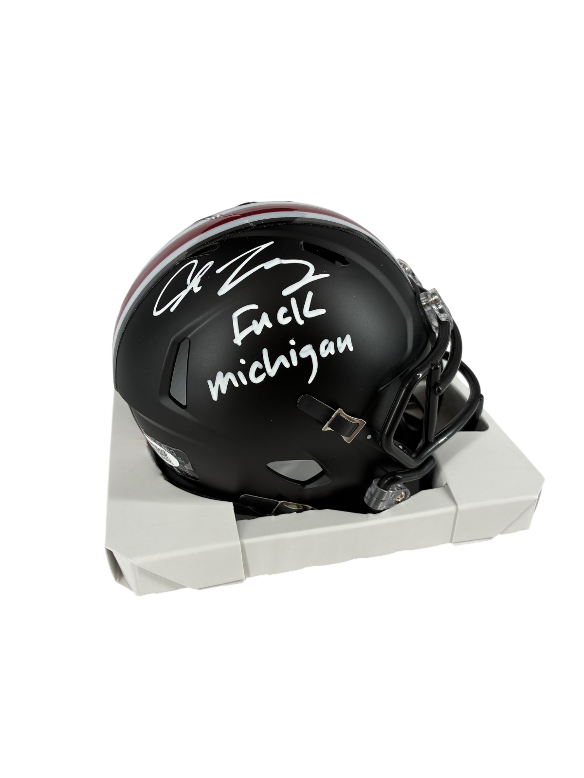 Chase Young Signed Autographed Inscribed Buckeyes Mini Helmet Prime Time Witness