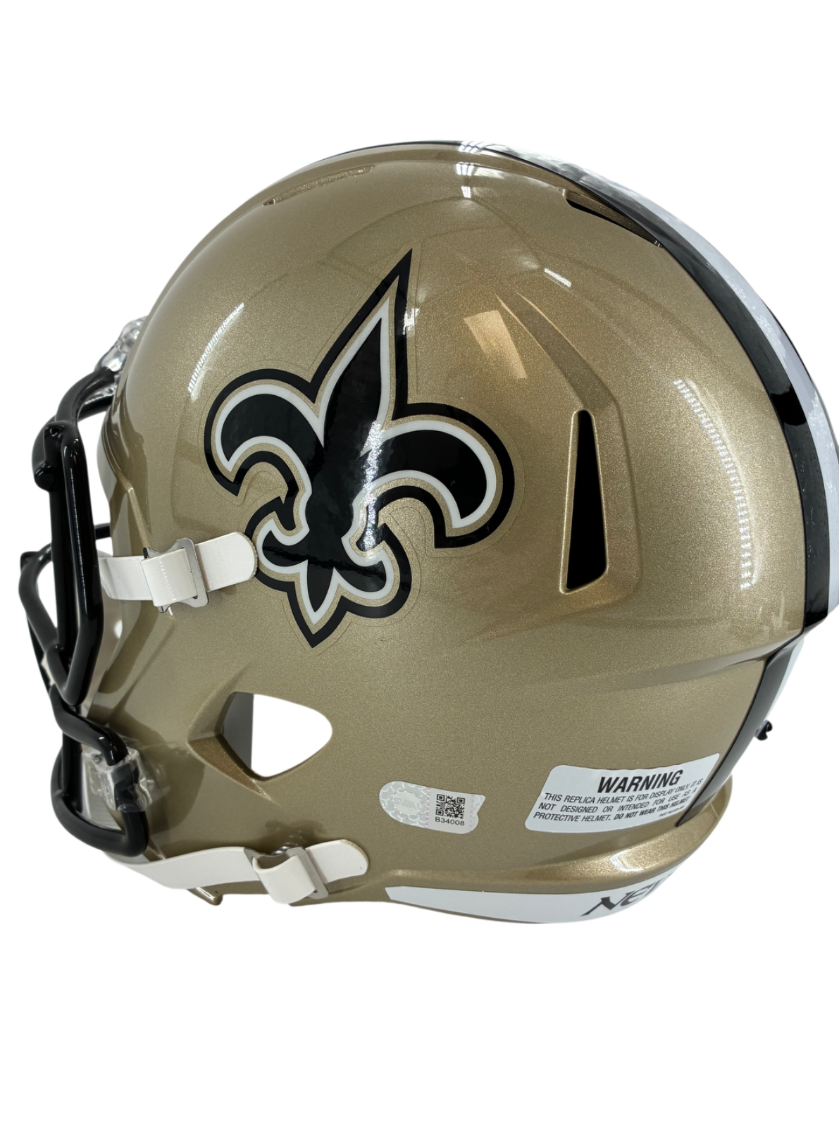 Ricky Williams Signed Autographed Inscribed Saints Speed FS Replica Helmet SWAU