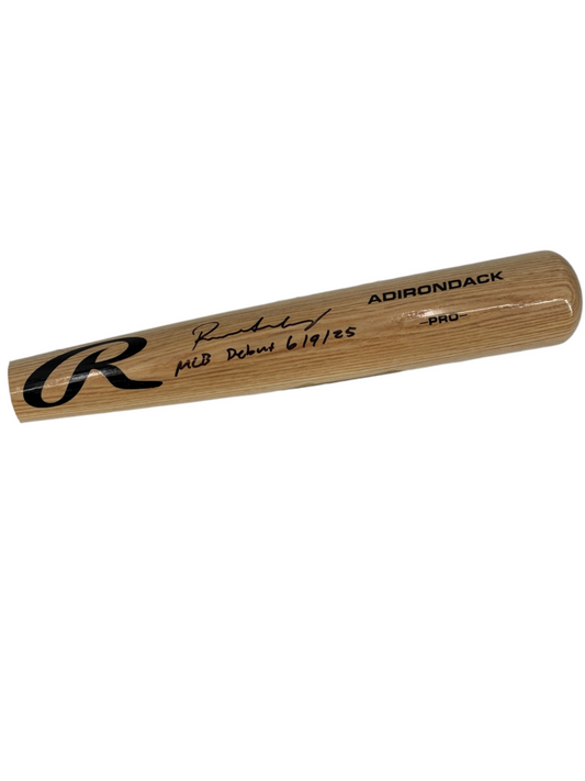 Roman Anthony Signed Autographed Inscribed "MLB DEBUT 6-9-25" Bat Fanatics COA