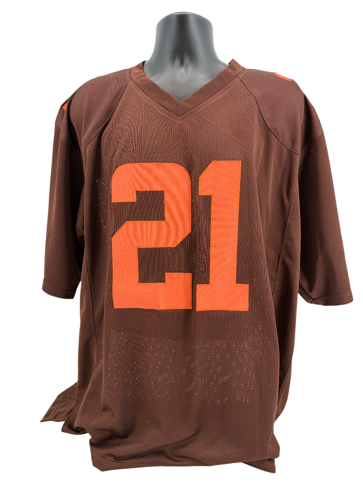 Denzel Ward Signed Autographed Browns Custom Jersey Prime Time Witness