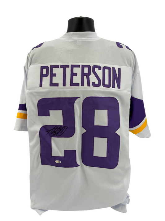 Adrian Peterson Signed Autographed Vikings Custom Jersey JSA COA